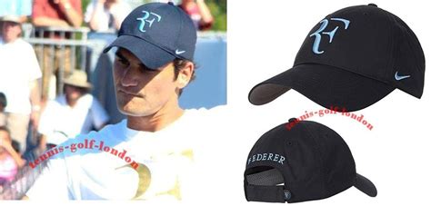 Nike Roger Federer Wimbledon Open Hybrid Rf Tennis Cap Hat Navy Blue