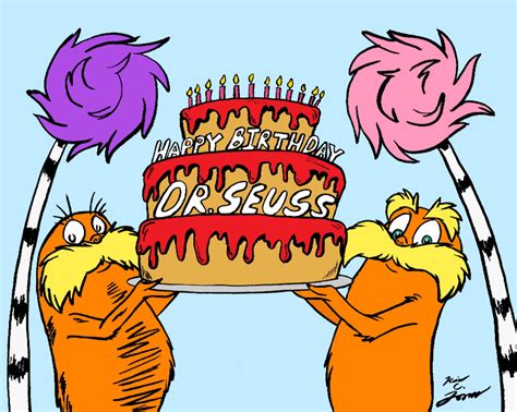 Library Of Happy Birthday Dr Seuss Banner Transparent Png