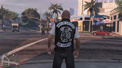 Download Biker Gille Sons Of Anarchy For Michael Mod For Gta5 View