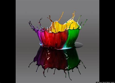 Incredible Water Droplets Captured In High Speed Photography Color