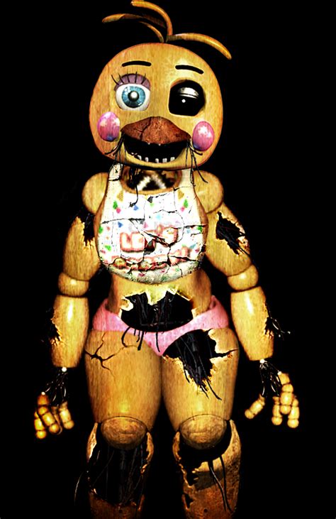 Five Nights At Freddy S Withered Toy Chica By Christian On Deviantart Five Nights At