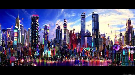 Colorful City Wallpapers Wallpaper Cave