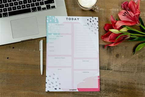 A Daily Planner Notepad With Tear Off Undated To Do List Etsy Uk