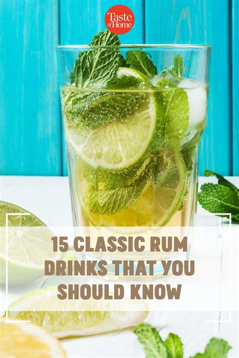 15 Famous Rum Drinks You Should Absolutely Know How To Make Rum