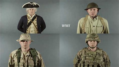 240年間にわたるアメリカ陸軍の戦闘服の変化を2分で理解できる動画 Dna