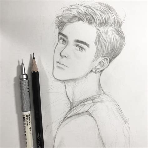 Cool Boy Drawings Realistic Goimages Ily