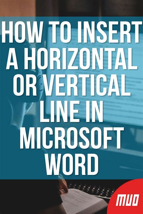 Different versions of word may do this in different ways, but maybe you can figure out how to make the proper changes. How to Insert a Horizontal or Vertical Line in Microsoft ...