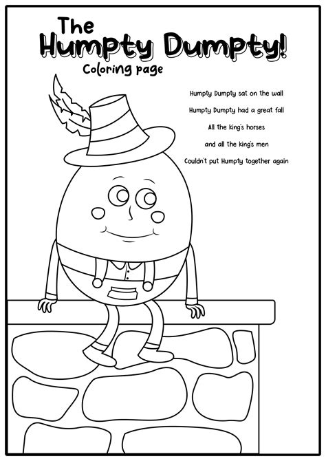 14 Best Images of Worksheets Humpty Dumpty Preschool Crafts - Humpty Dumpty Puzzle Craft, Humpty