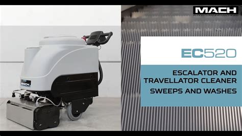 Mach Ec520 Escalator And Moving Sidewalk Cleaner Youtube