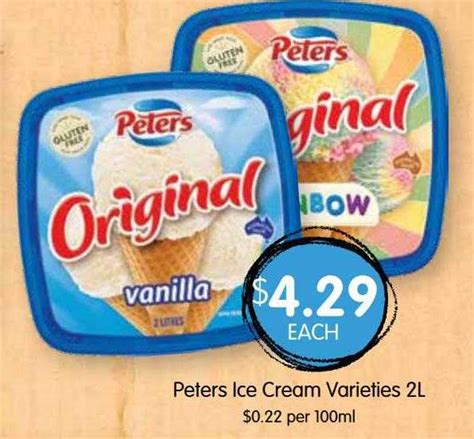 Peters Hava Heart Ice Cream Offer At Foodworks