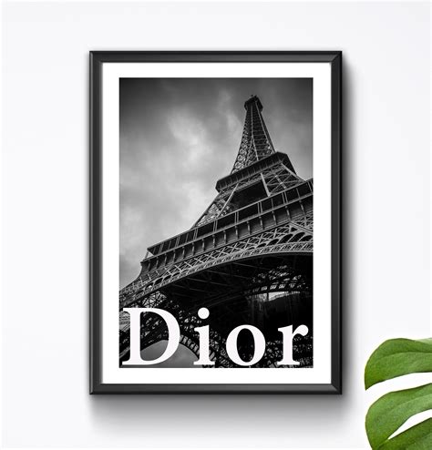 Dior Fashion Wall Art Print Motivational Prints Etsy