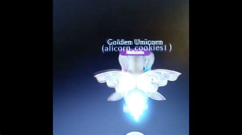 Making Neon Flyable Rideable Golden Unicorn In Adopt Me 1 Youtube