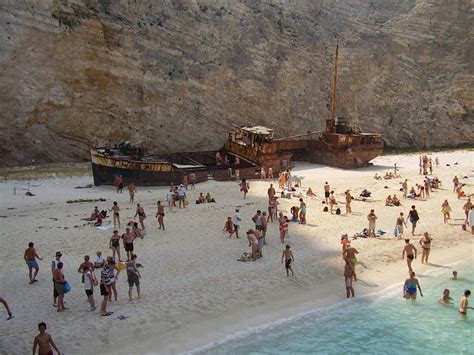 The Most Beautiful Beach Of Greece Navagio Beach