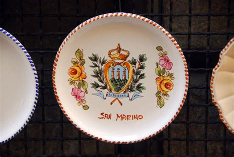 San Marino Souvenir Plate Photo Brian Mcmorrow Photos At