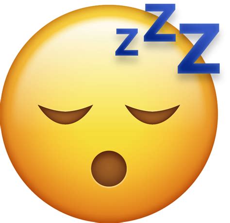 Sleeping Emoji Free Download Ios Emojis Sleeping Emoji Emoticons