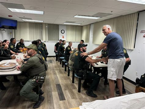 The brave men and women of The Broward Sheriff's Office Pompano Beach