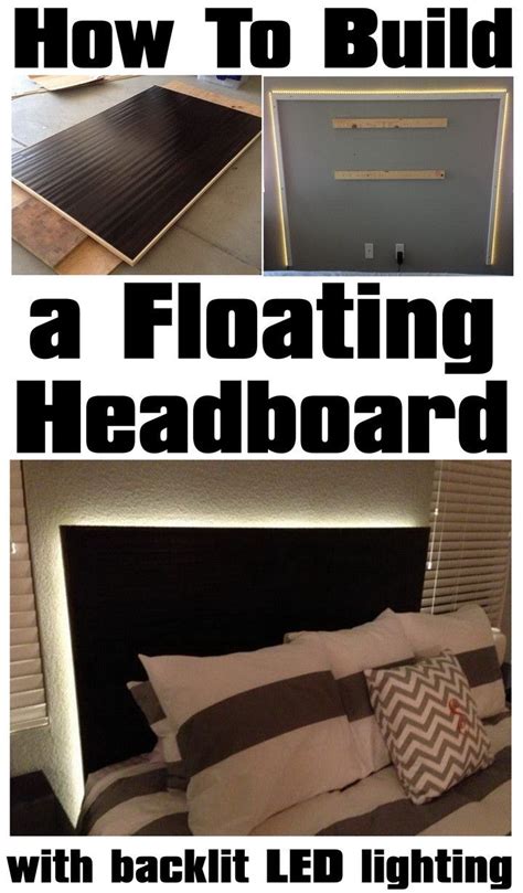 How To Make A Floating Headboard With Led Lighting Floating Headboard