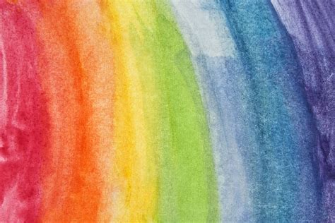 Rainbow Watercolour Print A Wallpaper