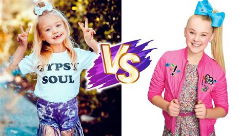 Everleigh Rose Vs Jojo Siwa Natural Transformation 🌟 2023 From 0 To Now Youtube