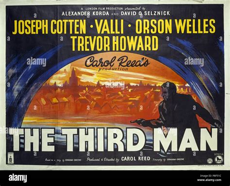 The Third Man 1949 Publicity Information Film Poster Date 1949