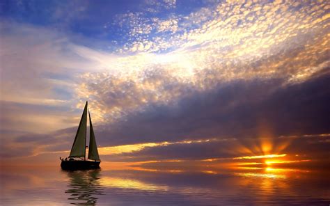 Sailing Sunrise 1920×1200 Sailing Sunrise Wallpaper Beautiful Sunset
