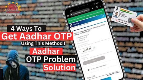 My Aadhaar How To Solve Aadhaar Otp Problem In 2022 Aadhaar Card