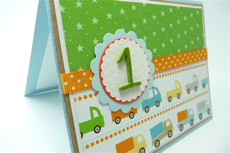 Find images of happy birthday card. First Birthday Card 1st Birthday for a Boy Card Handmade