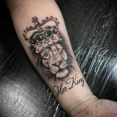 What Does The Lion With Crown Tattoo Meaning Mean Tattoos And More