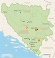Sarajevo Bosnia map - Map of sarajevo Bosnia (Southern Europe - Europe)