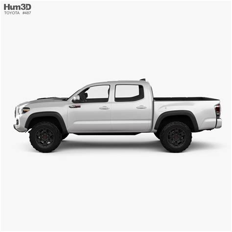 Toyota Tacoma Double Cab Trd Pro 2020 3d Model Vehicles On Hum3d