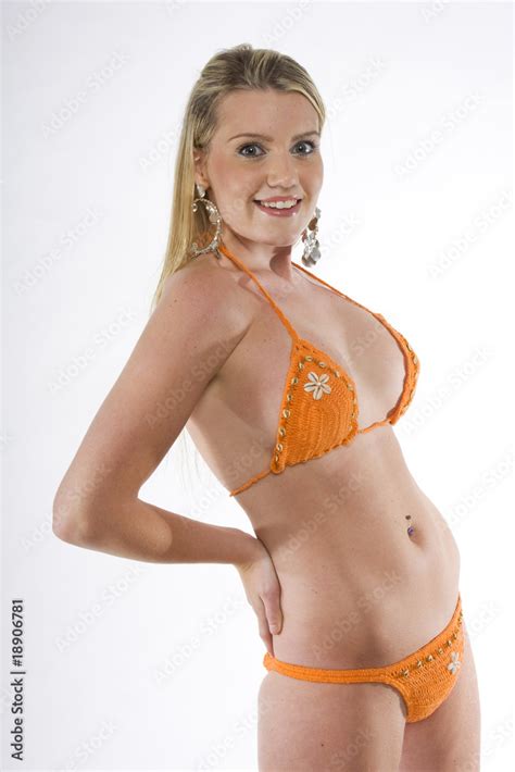 Bikini Clad Woman Stock Photo Adobe Stock