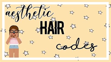You can use these hair codes into your roblox game to change your. aesthetic hair codes || Roblox - YouTube