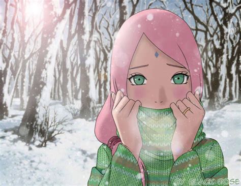 Frozen Sakura By Byblackrose On Deviantart