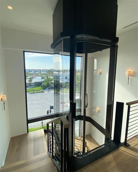 Vuelift Octagonal Acrylic Panoramic Home Elevator By Savaria Azure