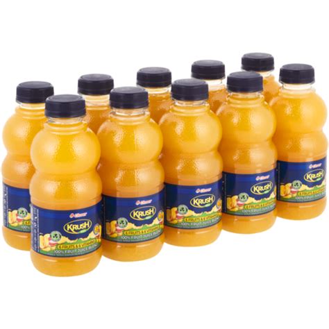 Clover Krush 6 Fruits And 6 Vitamins 100 Fruit Juice Blend 10 X 500ml Fresh Fruit Juice