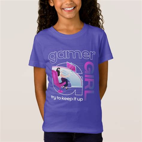 Gamer Girl Funny T For Girl Video Game Gaming T Shirt Uk