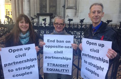 government indicates it could scrap civil partnerships as straight couple takes case to supreme