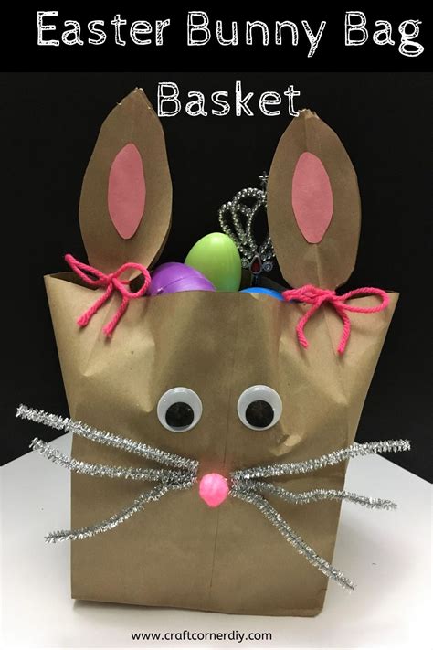 How To Make An Easter Bunny Bag Basket