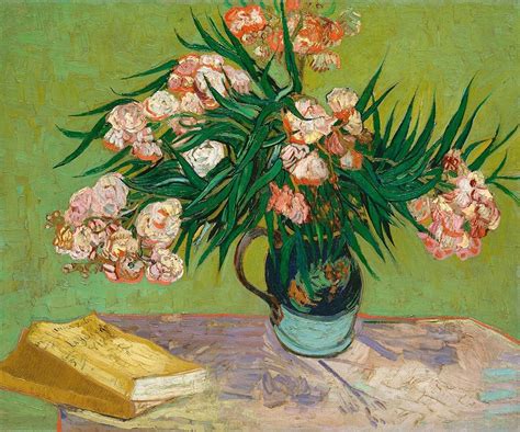 Framed Wall Art Painting Titled Oleanders 1888 By Van Gogh Vincent