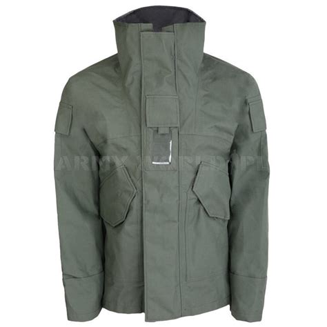 Dutch Army Jacket Nomex Gore Tex Flame Retendant Waterproof Olive