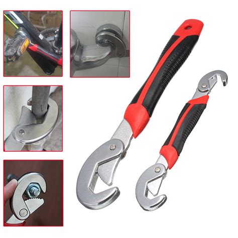 2pcs Multifunction Universal Quick Snapn Grip 9 32mm Adjustable Wrench