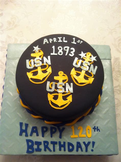 Navy Chief Birthday Cake Celebrates 120 Years Of The Rank Of Navy