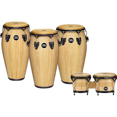 Meinl Luis Conte 3 Piece Conga Set With Free Bongos Musicians Friend