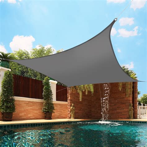 3m X 3m Sun Shade Sail Garden Patio Awning Canopy Screen 98 Uv Block