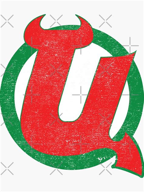 Utica Devils Hockey Vintage Distressed Retro Logo Sticker For Sale By