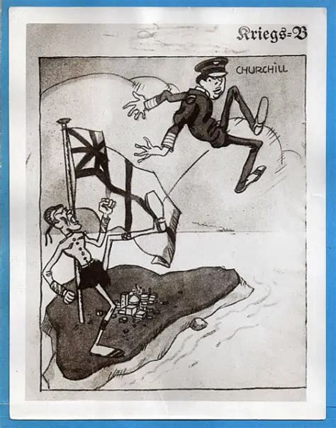 ww2 churchill kicked out of office german propaganda cartoon press photo 14 99 picclick