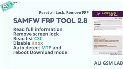 SamFw FRP Tool V2 8 Official Update