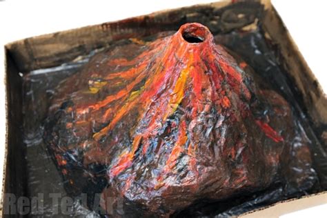 Science Fair Project Create Your Own Papier Mache Erupting Volcano