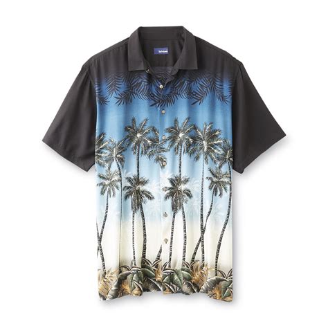 Jungle bird red hawaiian shirt (magnum pi shirt). Basic Editions Men's Big & Tall Hawaiian Shirt - Palm Tree