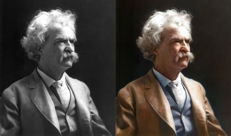 Mark Twain Colorized Colorized Historical Photos Colorized Photos